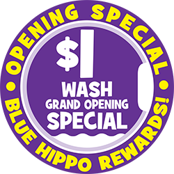 Blue Hippo Clyde North Opening Special $1 wash
