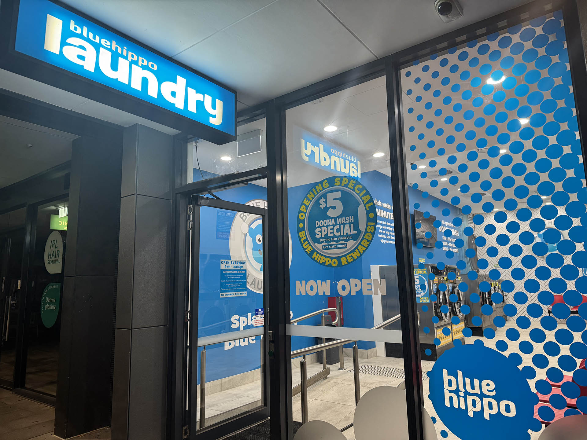 Maribyrnong Laundromat Blue Hippo Laundry Now Open