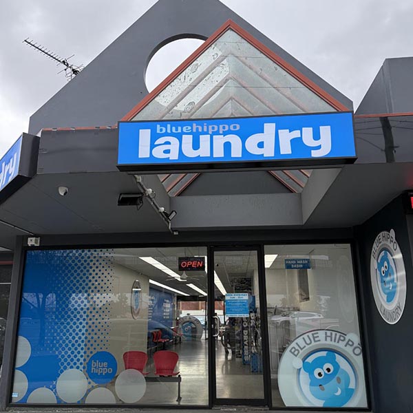 Blue Hippo Laundry Reservoir Laundromat Front